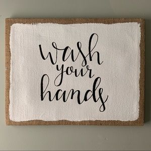Cute Canvas Bathroom Wall Decor